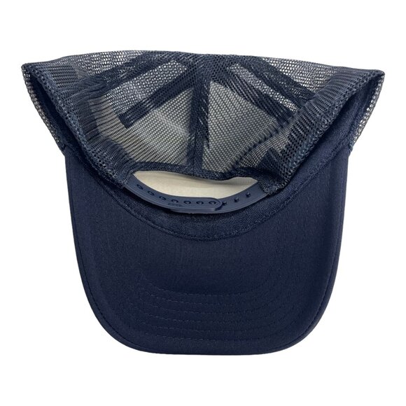 VINTAGE NEW HONDA MOTORS RACING BLUE TRUCKER HAT SNAPBACK ADULT TRENDY - Picture 3 of 3